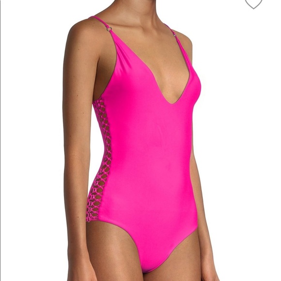 Mikoh Other - Mikoh Swimwear Rio One-Piece Swimsuit Neon Pink
